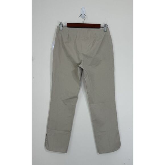 Lafayette 148 Stanlon Cropped Pants Size 4 Beige Pull On Tapered - Picture 6 of 10